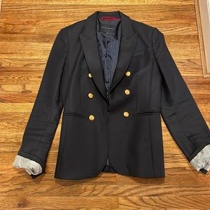 Navy Schoolboy Banana Republic Blazer (10)